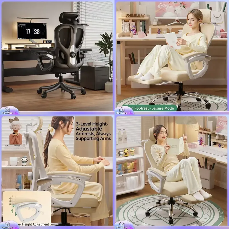 Pc Gaming Usa - Ergonomic Gaming Chair with Lumbar Support