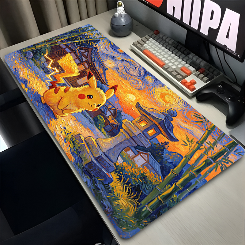 Gaming Pc Equipment - Mouse Pad Pokemon Pikachus Rubber Extended
