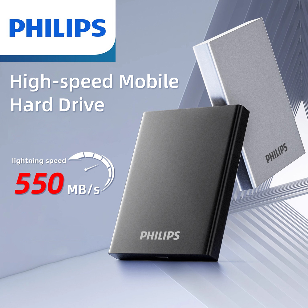 Pc Gaming Portable - PHILIPS Portable SSD, 1TB External Solid