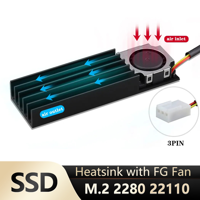 M.2 Ssd Heatsink - Gdstime M.2 2280 22110 Solid State