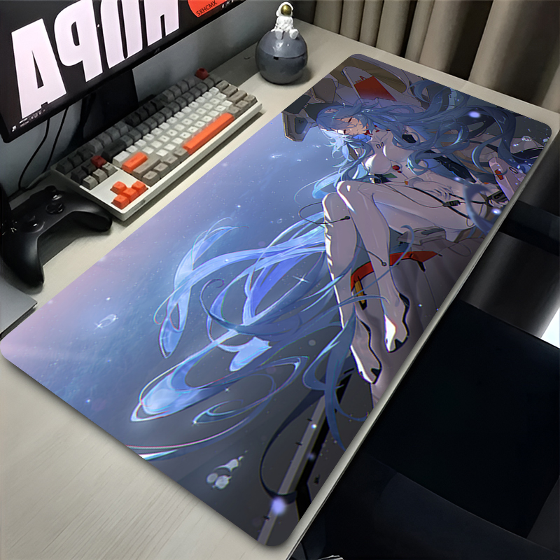 Gaming Pc Equipment - Mousepad XXL Large Kawaii Anime Girl