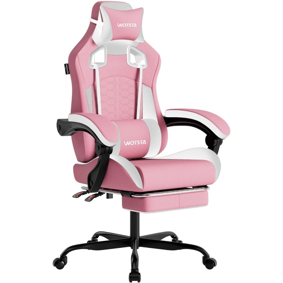 Pc Gaming Chair - Pink Gaming Chair with Massage Function
