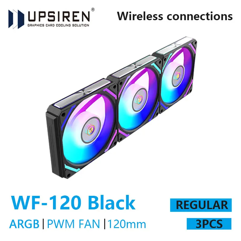 Argb Case Fan - UPSIREN WF-120 ARGB PWM 3PCS Chassis