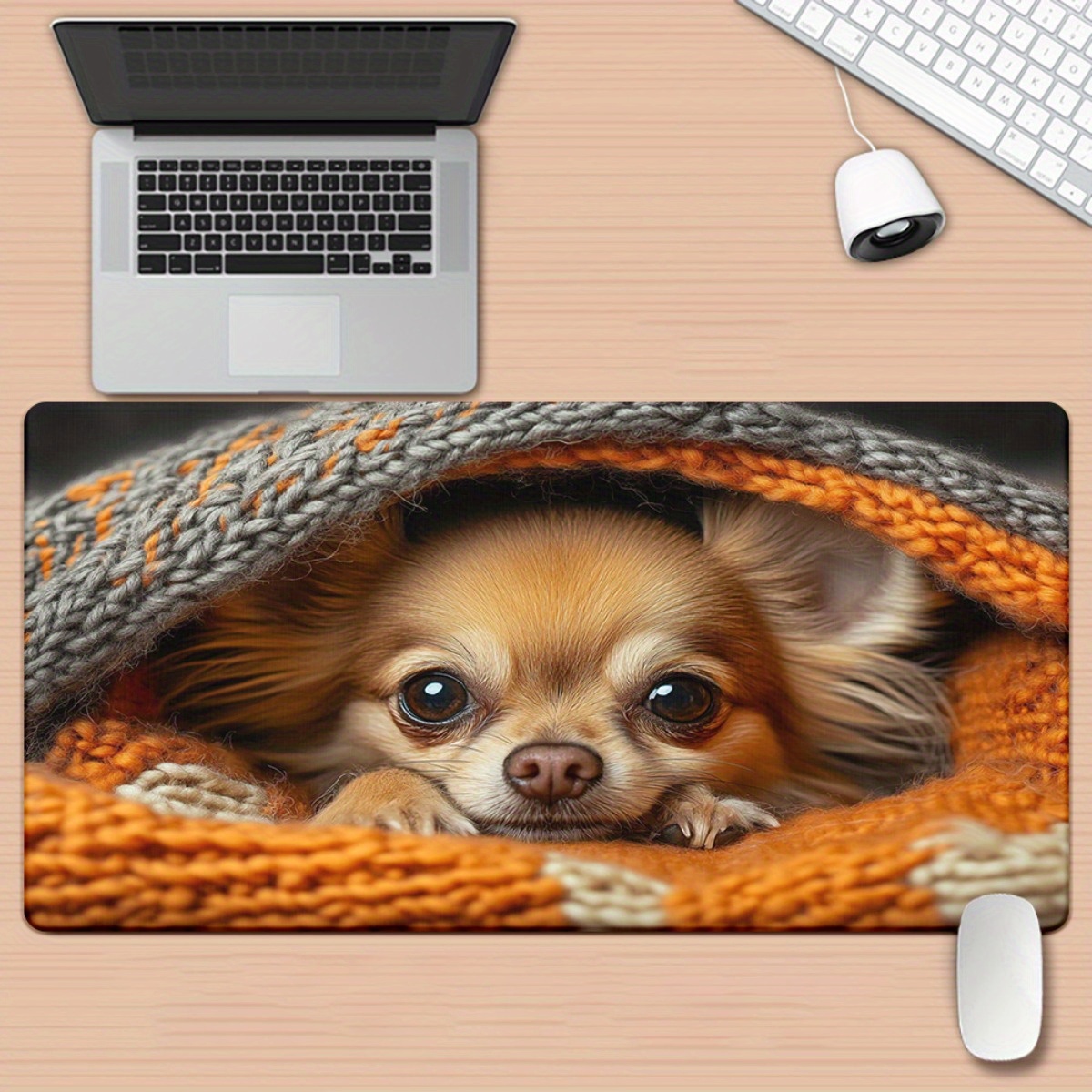 1pc Gaming Desk Mat Compatible - Pc Gaming Orange のレビューと価格