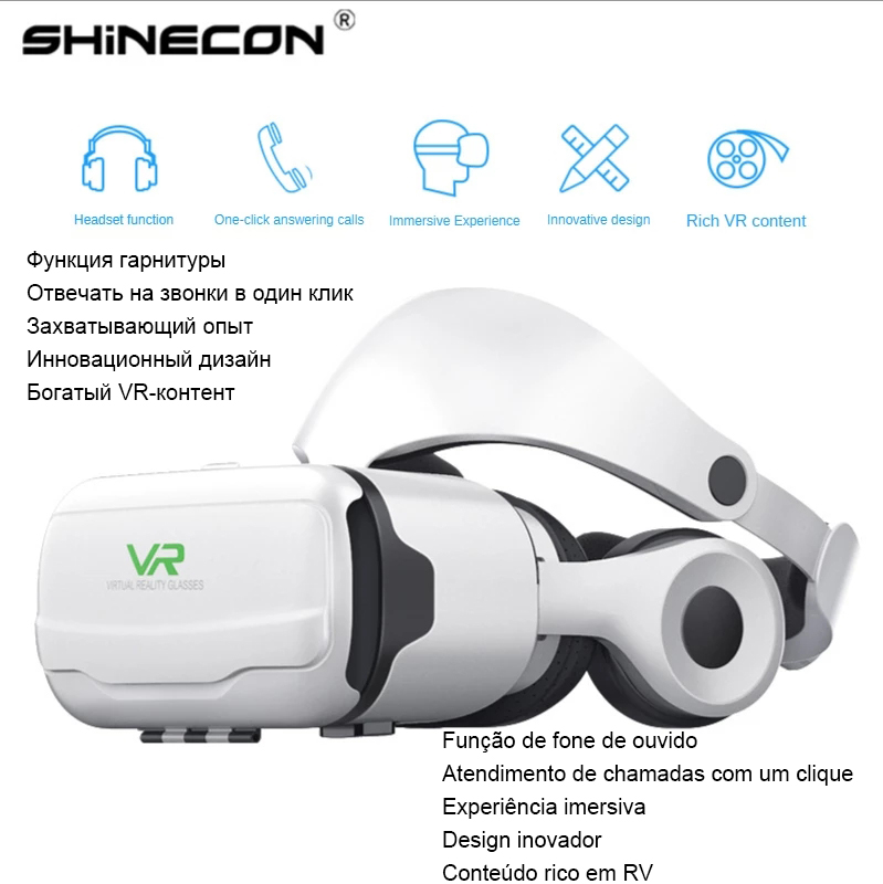 VR Glasses Virtual Reality 3D  - Vr Headset Pc のレビューと価格
