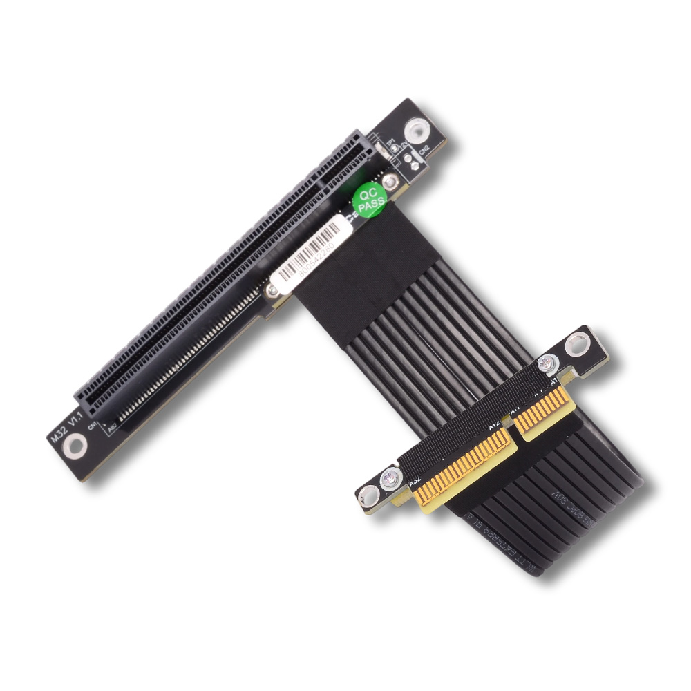 PCI-E 4.0 x4 to x16 Riser Jump - Pcie Riser Cable のレビューと価格