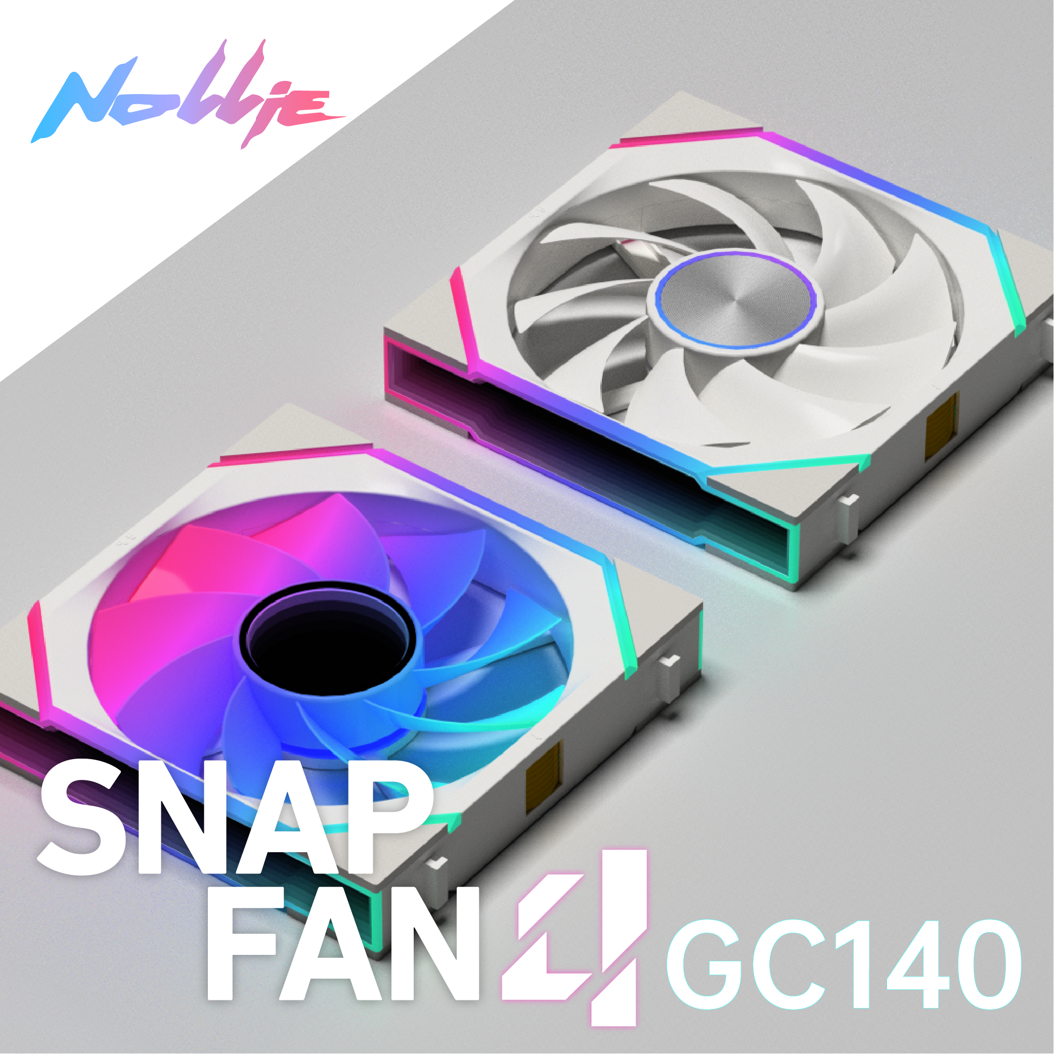 Nollie FAN GC140 ARGB 140mm Fa - Argb Case Fan のレビューと価格