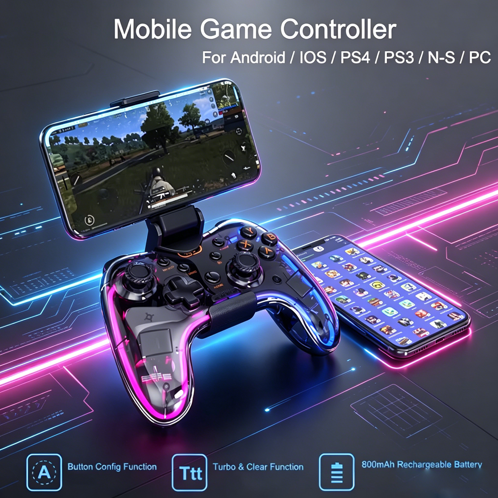 For Wireless Bluetooth Game Co - Pc Gaming Portable のレビューと価格