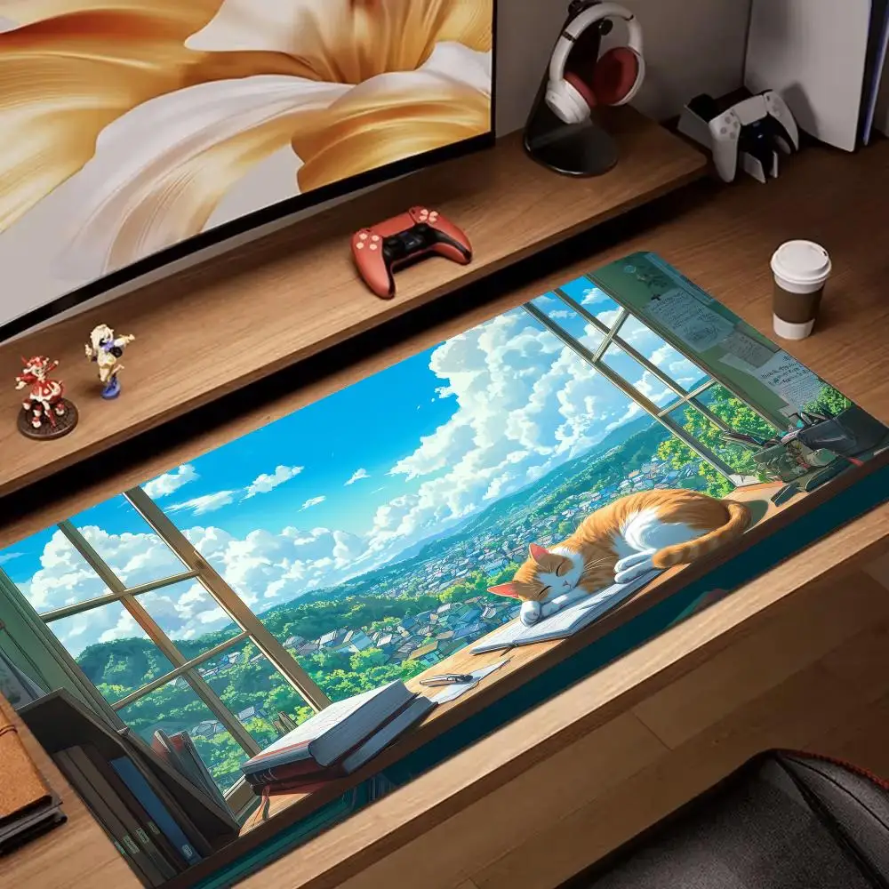 Summer scenery and orange cat  - Pc Gaming Orange のレビューと価格