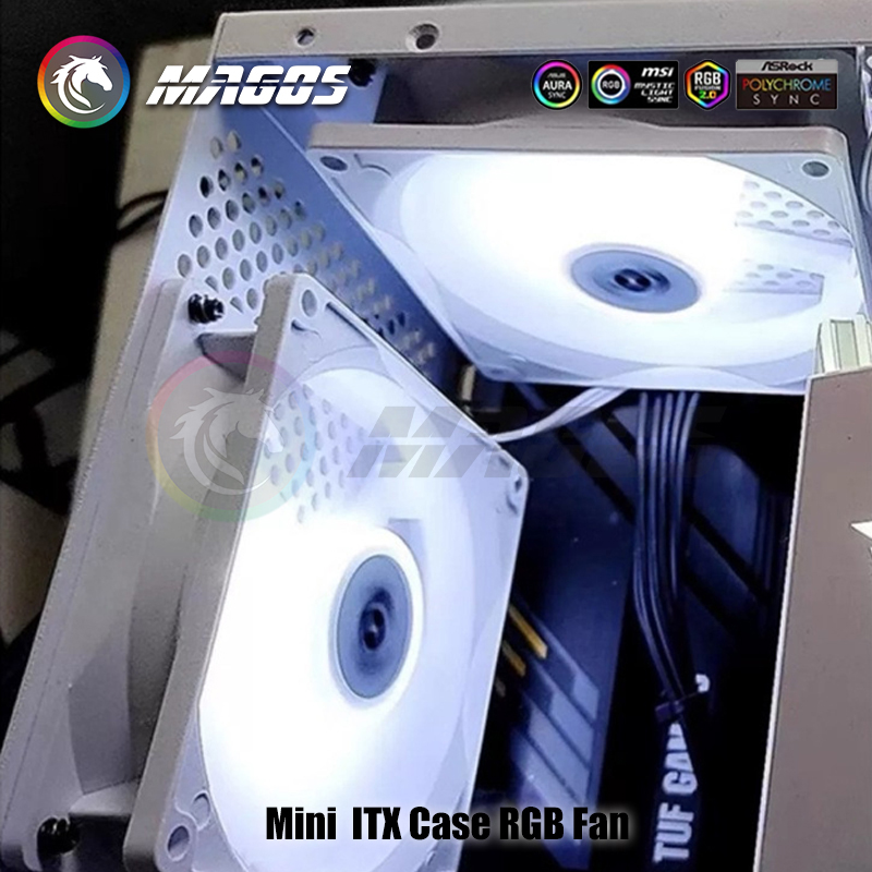 Mini ITX Case ARGB Fan 8cm 9cm - Argb Case Fan のレビューと価格