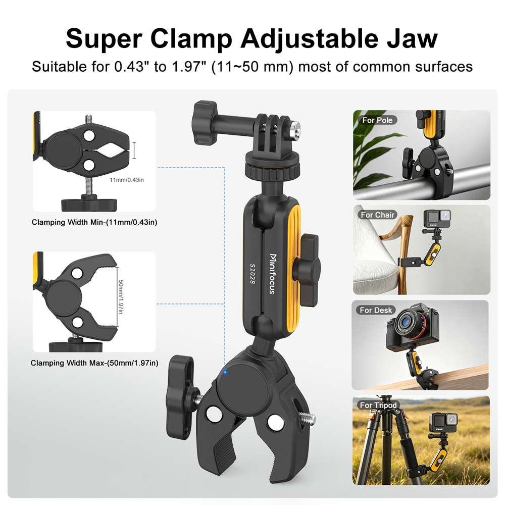 Super Clamp with 360° Dual Bal - Dual Monitor Arm のレビューと価格