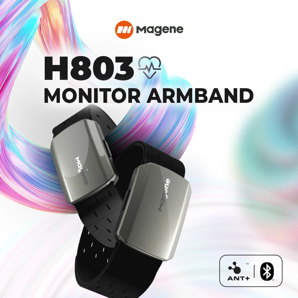 Magene H803 Heart Rate Armband - Dual Monitor Arm のレビューと価格