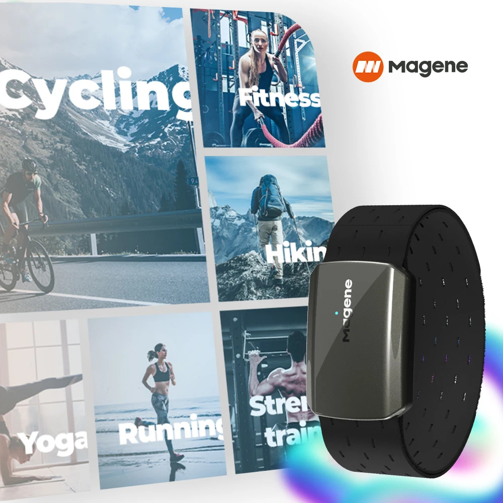 Magene H803 Heart Rate Armband - Dual Monitor Arm のレビューと価格