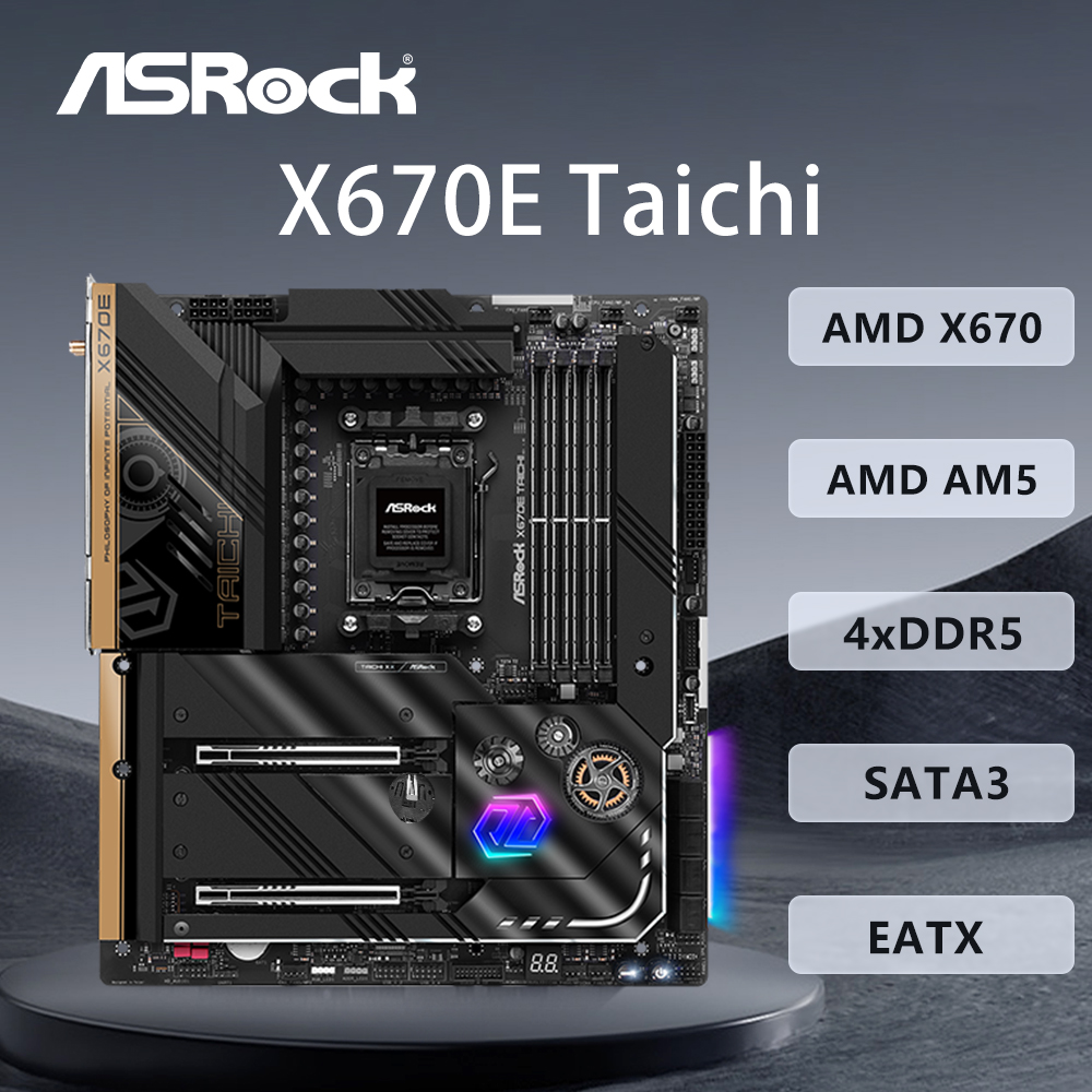 ASRock X670E Taichi Motherboar - Pc Gaming Cpu のレビューと価格