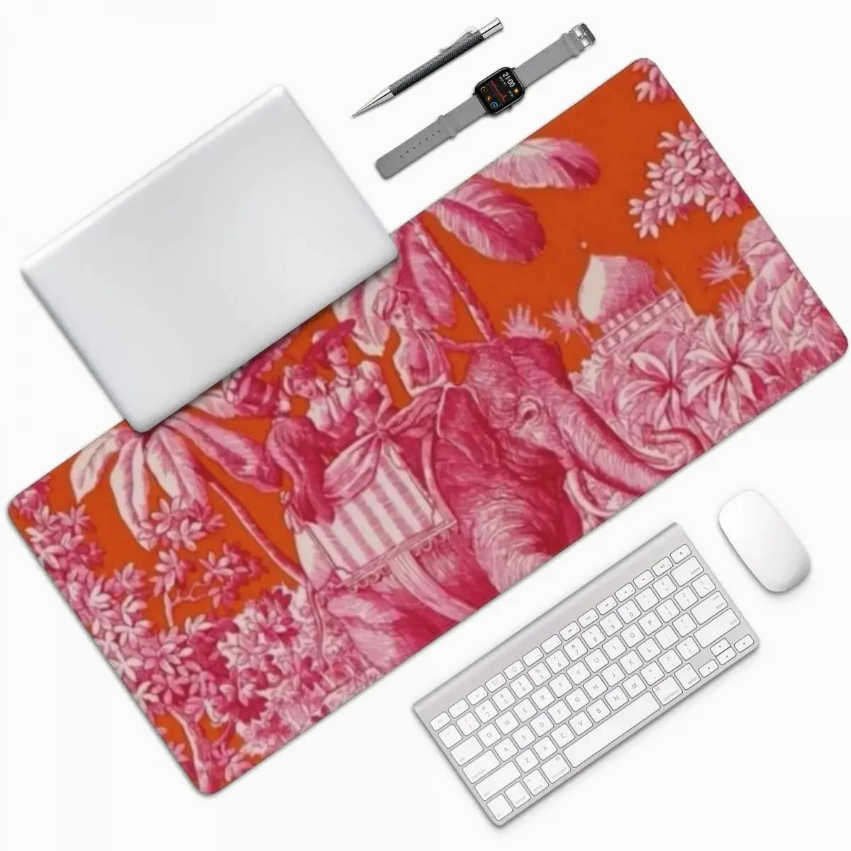 Toile De Jouy - Pink And Orang - Pc Gaming Orange のレビューと価格