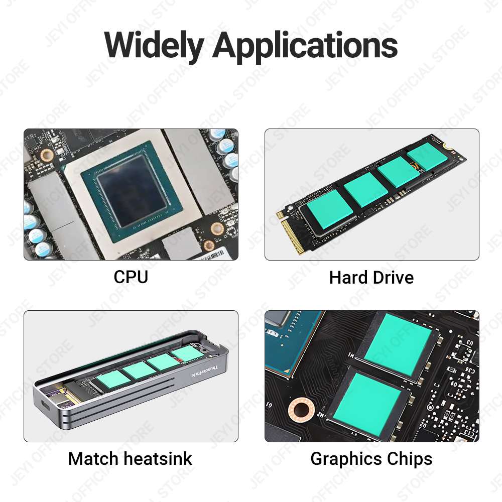 JEYI 100-Pack Thermal Conducti - M.2 Ssd Heatsink のレビューと価格
