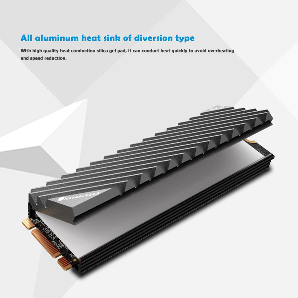 Jonsbo M2 2280 SSD Aluminum He - M.2 Ssd Heatsink のレビューと価格