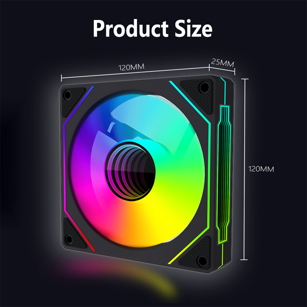 PRISM 4 PRO Computer Case Fan  - Argb Case Fan のレビューと価格