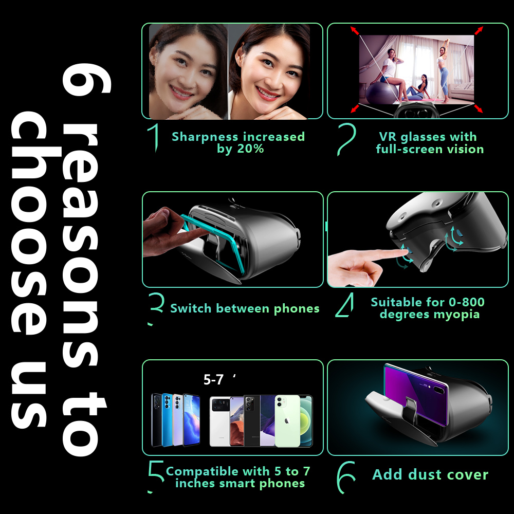 3D Virtual Reality VR Glasses  - Vr Headset Pc のレビューと価格