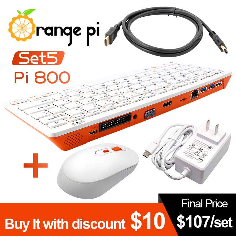 Orange Pi 800+5V4A Type-C Powe - Pc Gaming Orange のレビューと価格