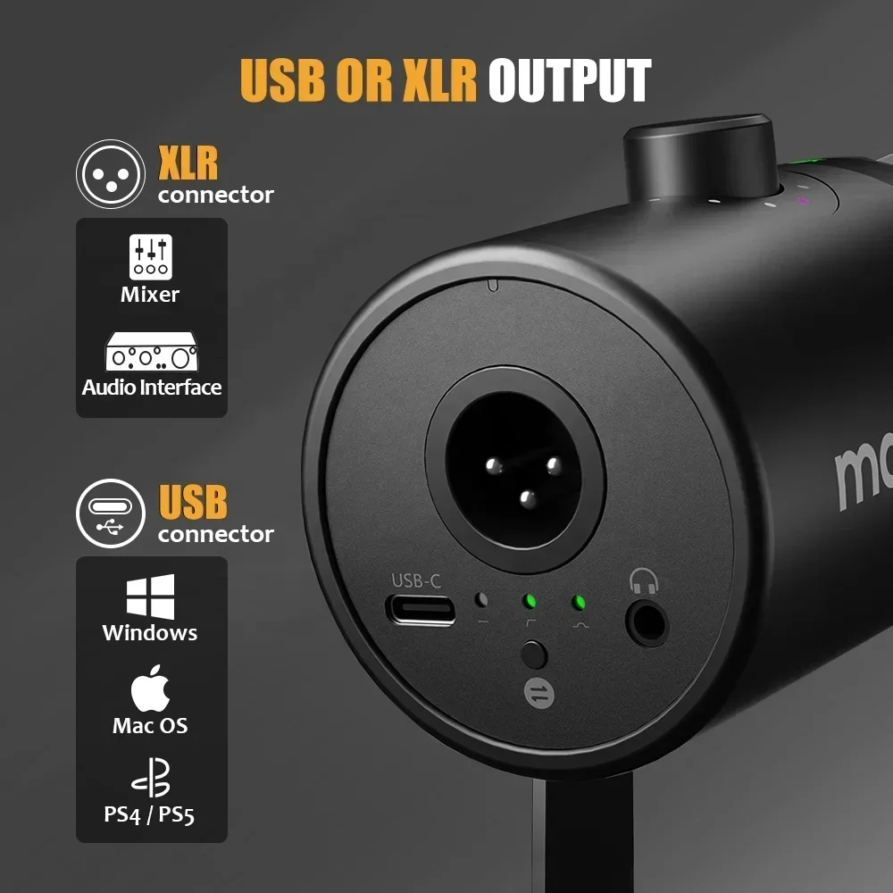 MAONO Dynamic Microphone XLR U - Gaming Microphone のレビューと価格