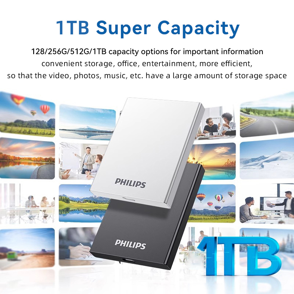 PHILIPS Portable SSD, 1TB Exte - Pc Gaming Portable のレビューと価格