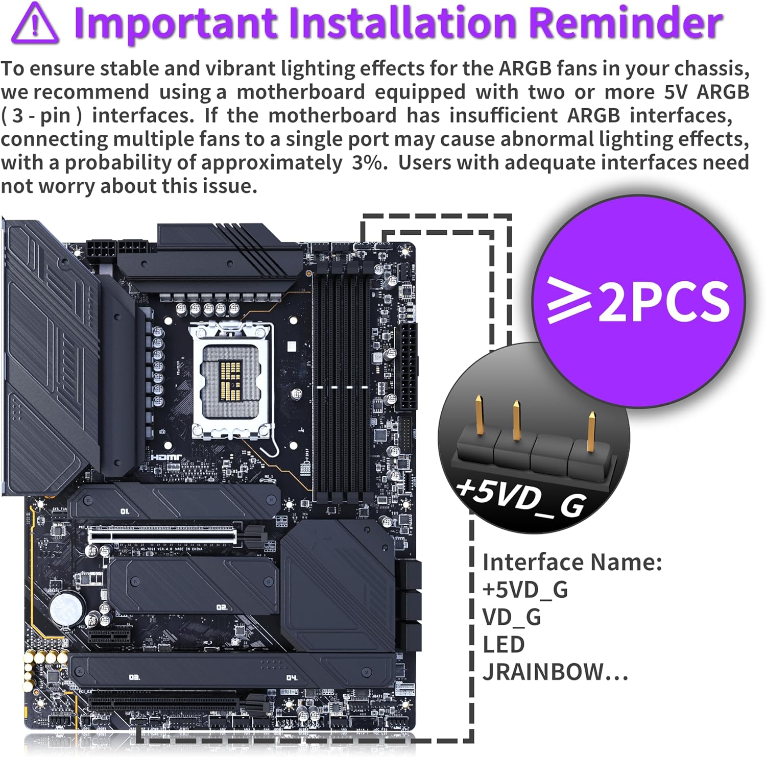 ATX Mid Tower PC Case, Pre-Ins - Argb Case Fan のレビューと価格