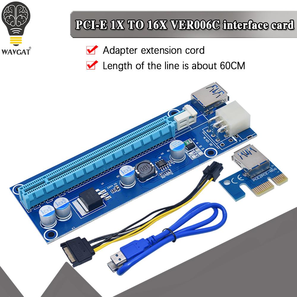 WAVGAT VER006C PCI-E Riser Car - Pcie Riser Cable のレビューと価格