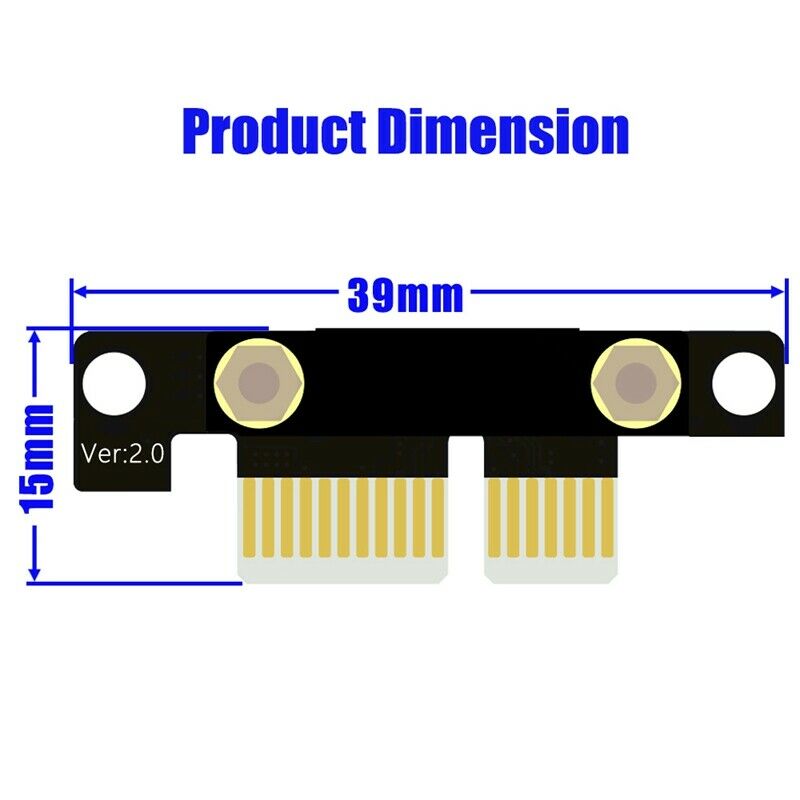 90 Degree Pci-E Pci Express 1X - Pcie Riser Cable のレビューと価格