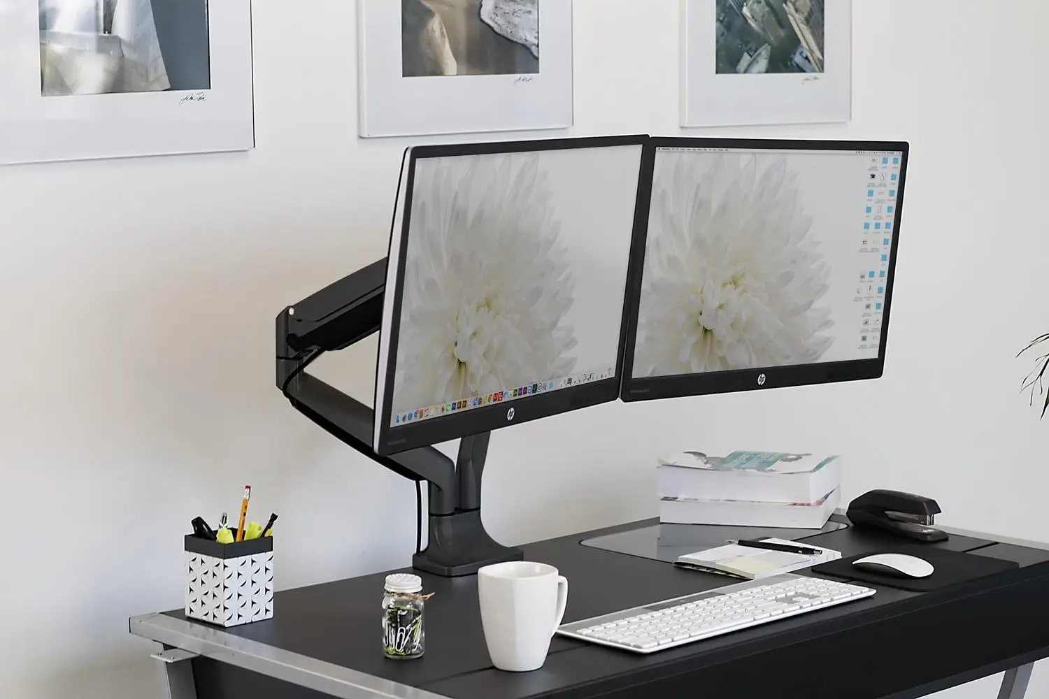 Dual Monitor Arm Mount | Desk  - Dual Monitor Arm のレビューと価格