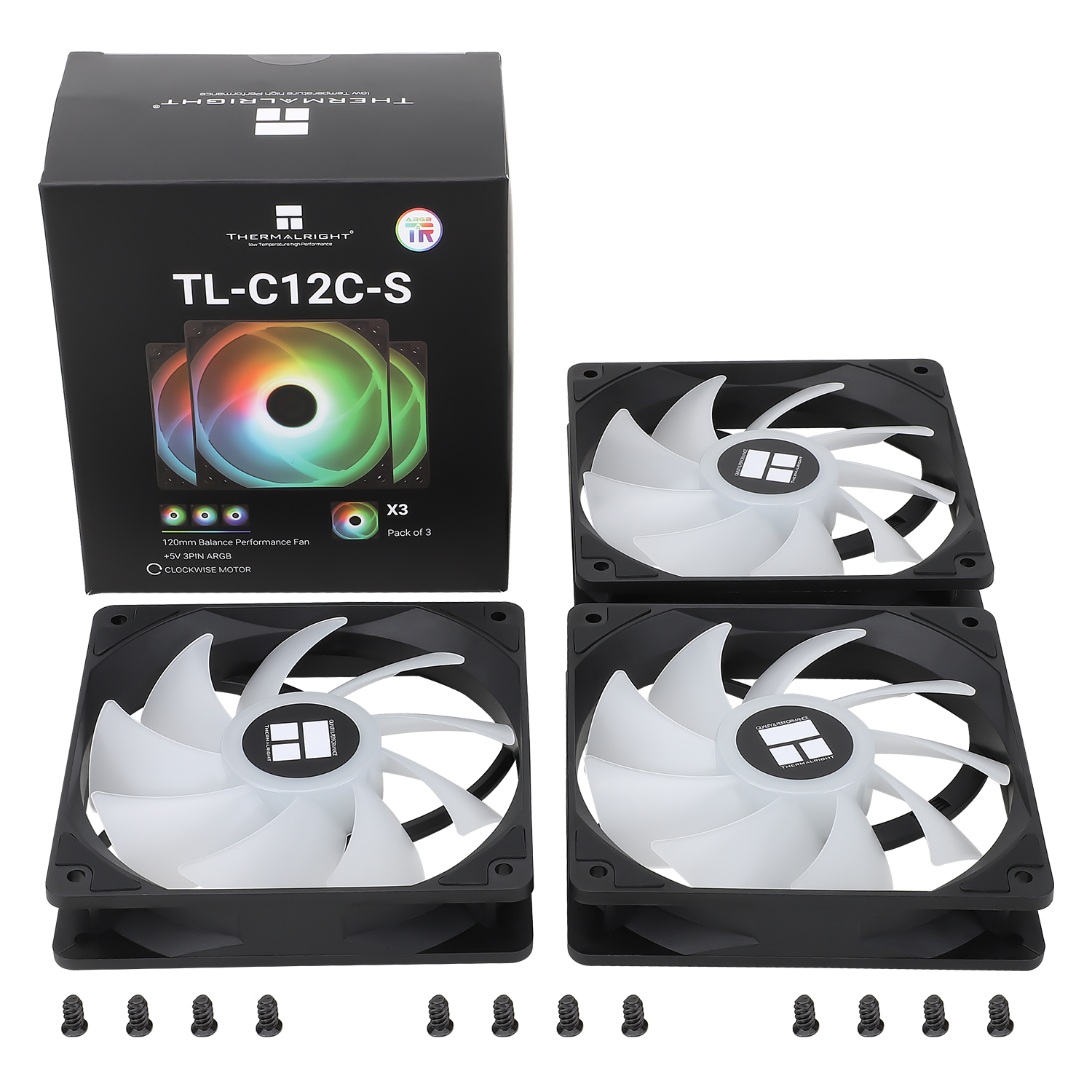 Thermalright TL-C12C 3 in 1 12 - Argb Case Fan のレビューと価格