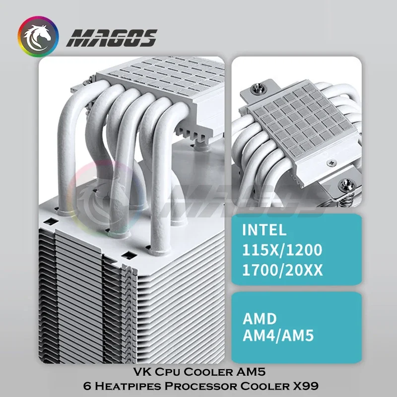 VK LGA 1700 CPU Cooler Compute - Argb Case Fan のレビューと価格