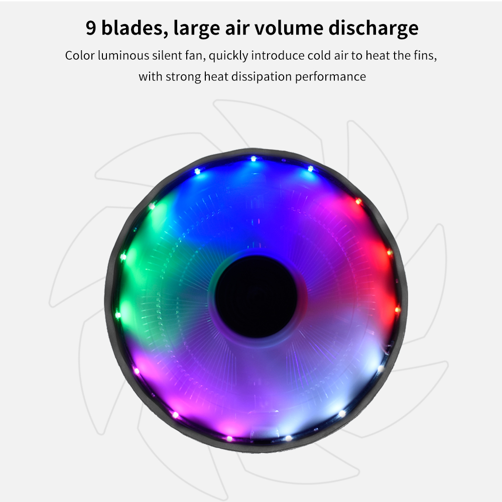 TISHRIC CPU Cooler Fan RGB PWM - Argb Case Fan のレビューと価格