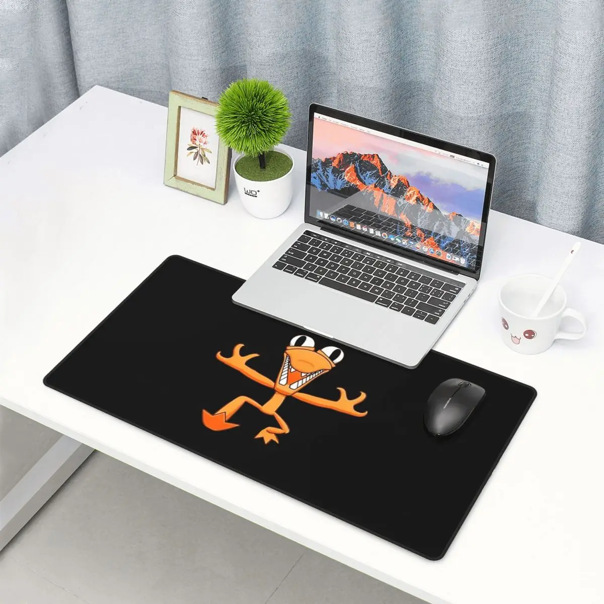 Large Mouse Pad Orange Rainbow - Pc Gaming Orange のレビューと価格