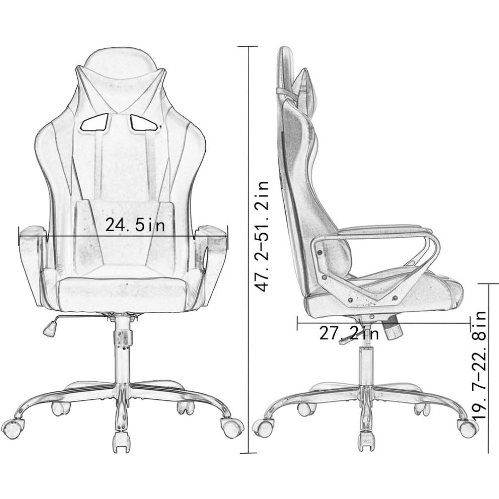 BestOffice High-Back Gaming Ch - Pc Gaming Chair のレビューと価格
