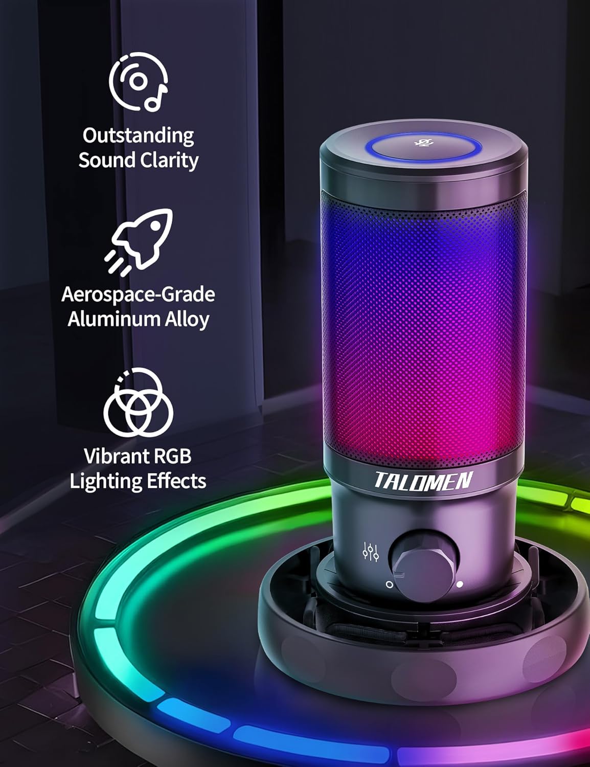 Gaming Microphone for PC, USB  - Gaming Microphone のレビューと価格