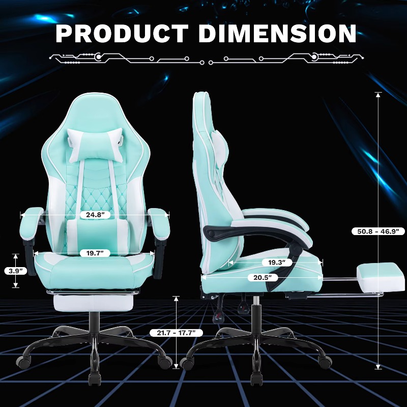 Gaming Chair With Massage Ergo - Pc Gaming Chair のレビューと価格