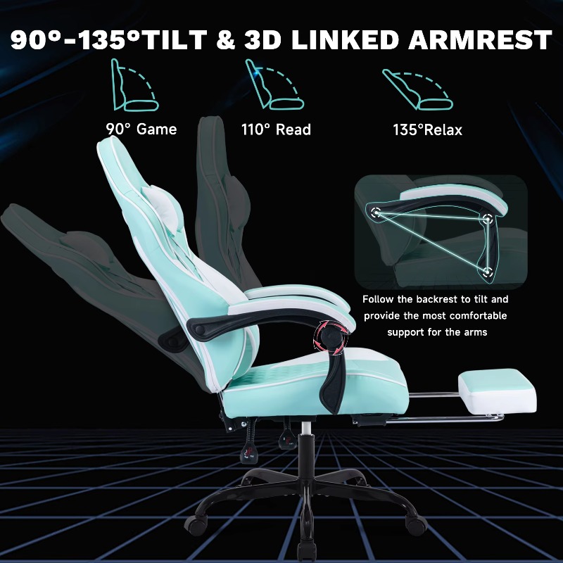 Gaming Chair With Massage Ergo - Pc Gaming Chair のレビューと価格