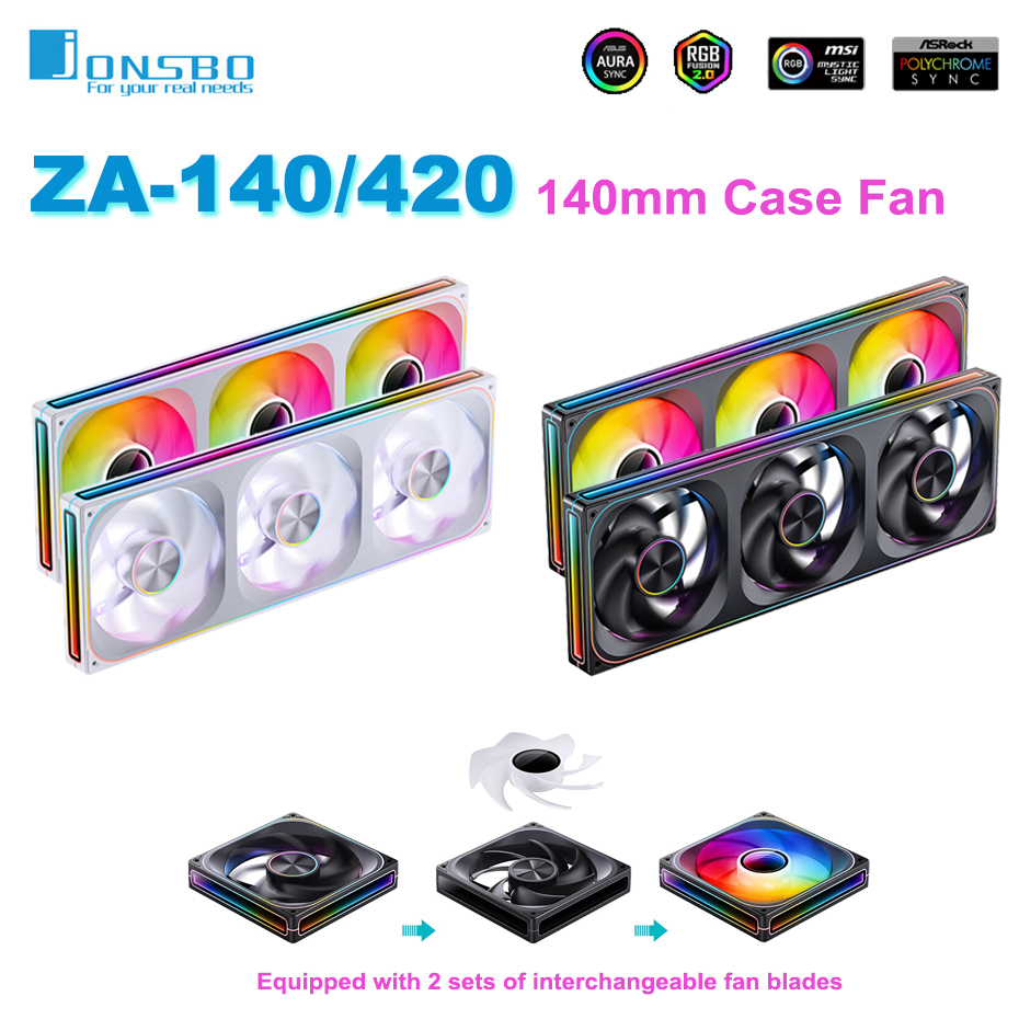 JONSBO ZA-140/420 Case Cooling - Argb Case Fan のレビューと価格