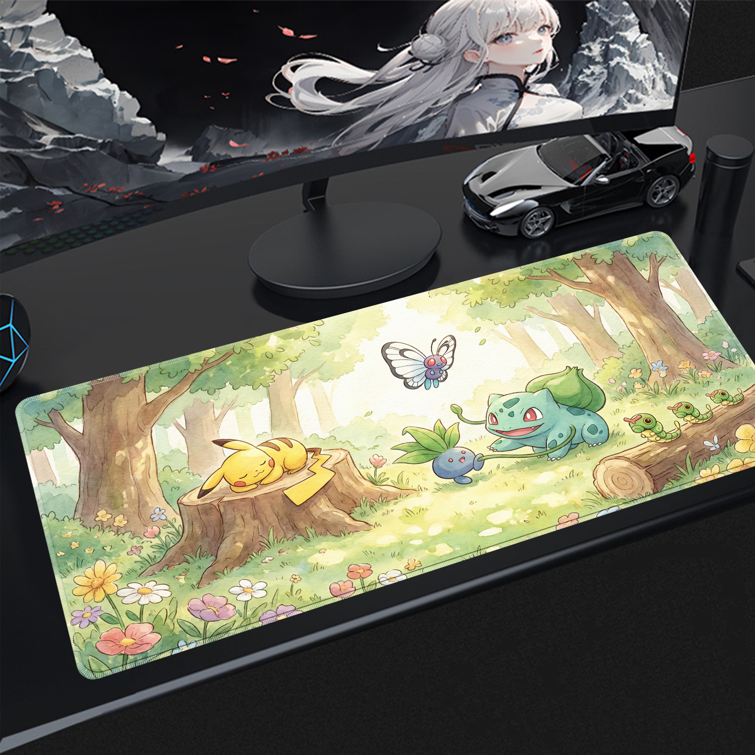 Kawaii Mouse Pad Gaming PC Acc - Gaming Pc Equipment のレビューと価格
