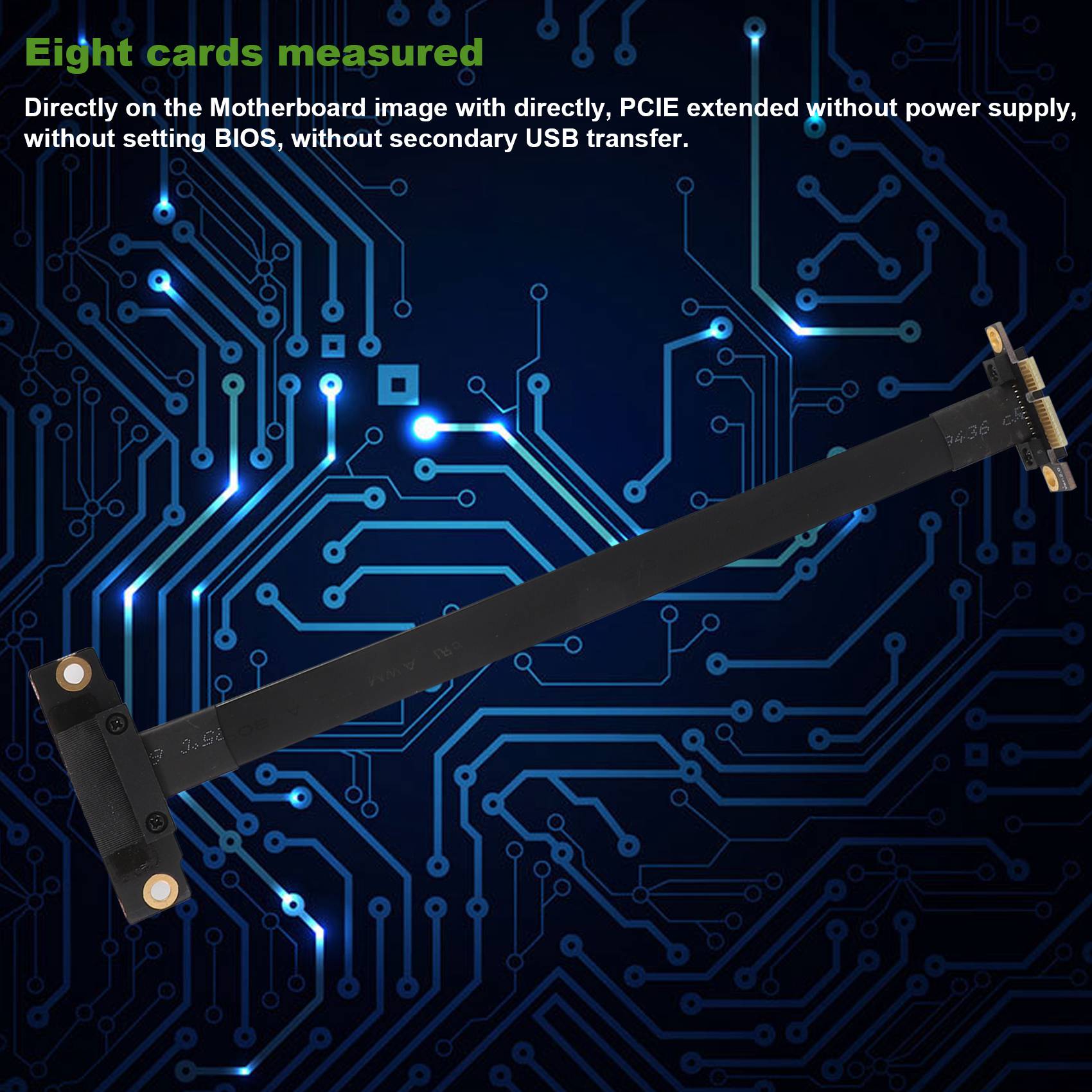 PCIE X1 Riser Cable Dual 90 De - Pcie Riser Cable のレビューと価格