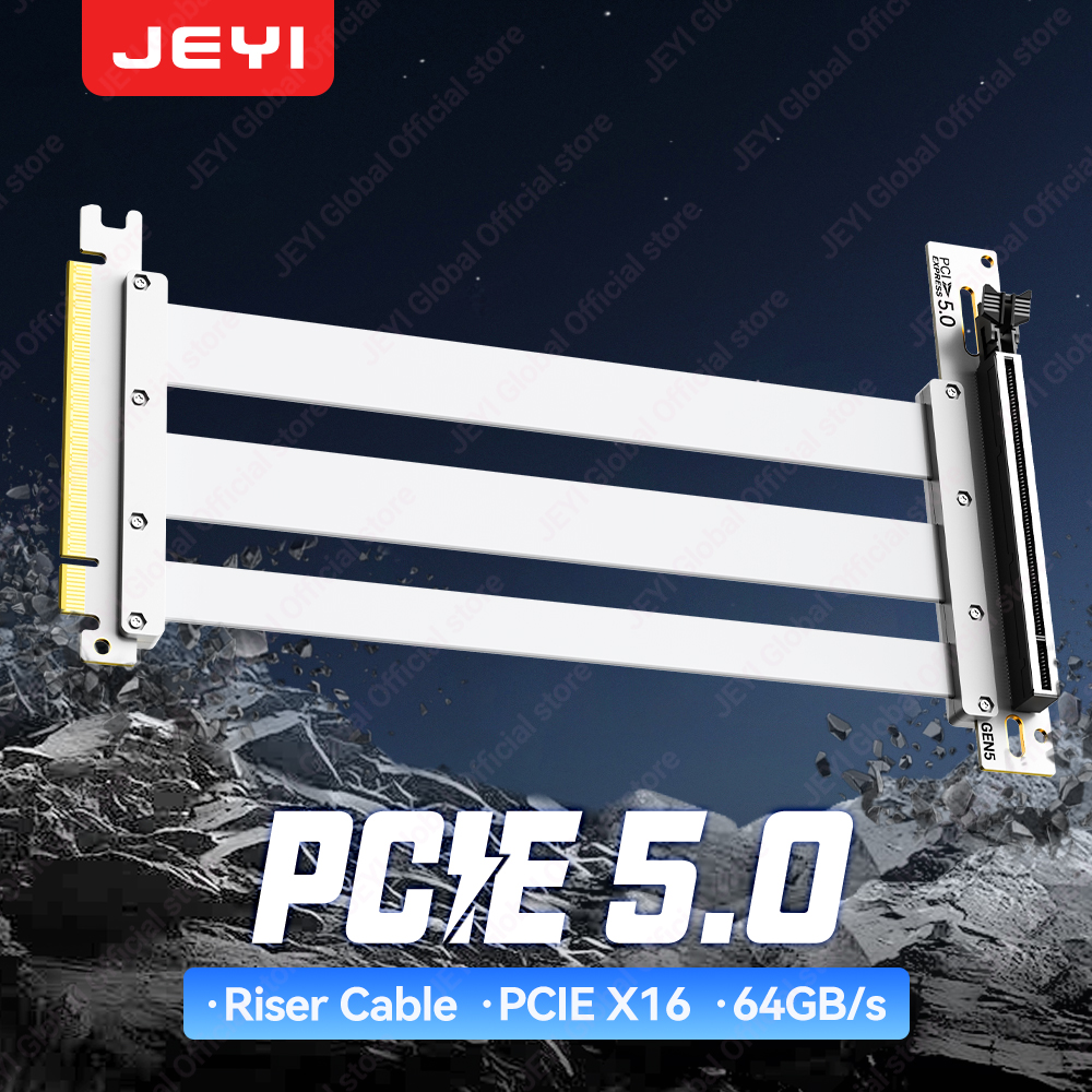 JEYI PCIe 5.0 X16 Riser Cable  - Pcie Riser Cable のレビューと価格