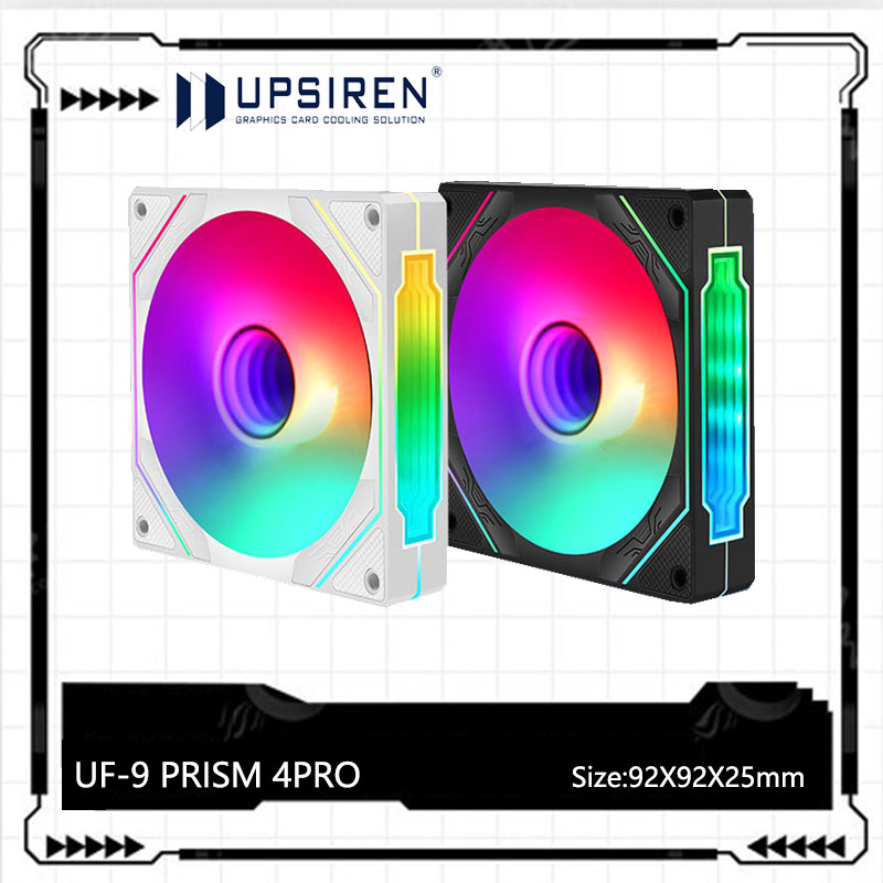 UPSIREN UF-9 PRISM 4 PRO Compu - Argb Case Fan のレビューと価格