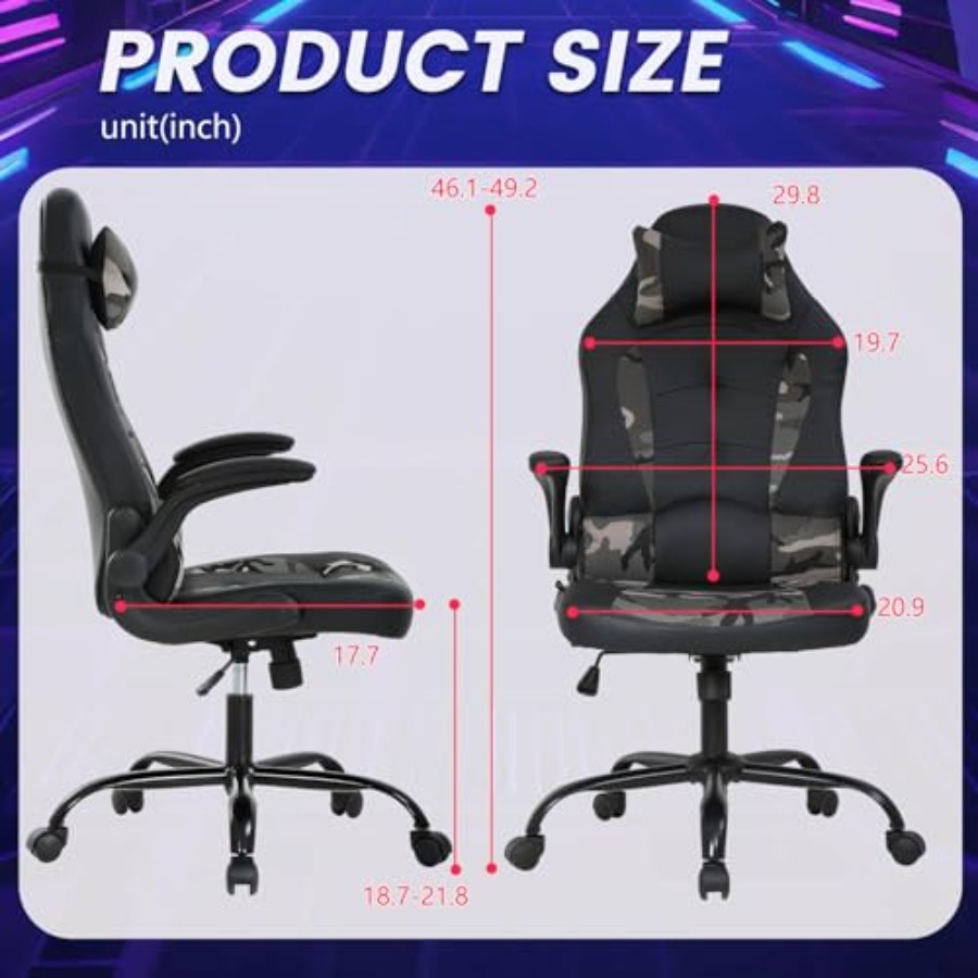 PC Gaming Chair Ergonomic Offi - Pc Gaming Chair のレビューと価格