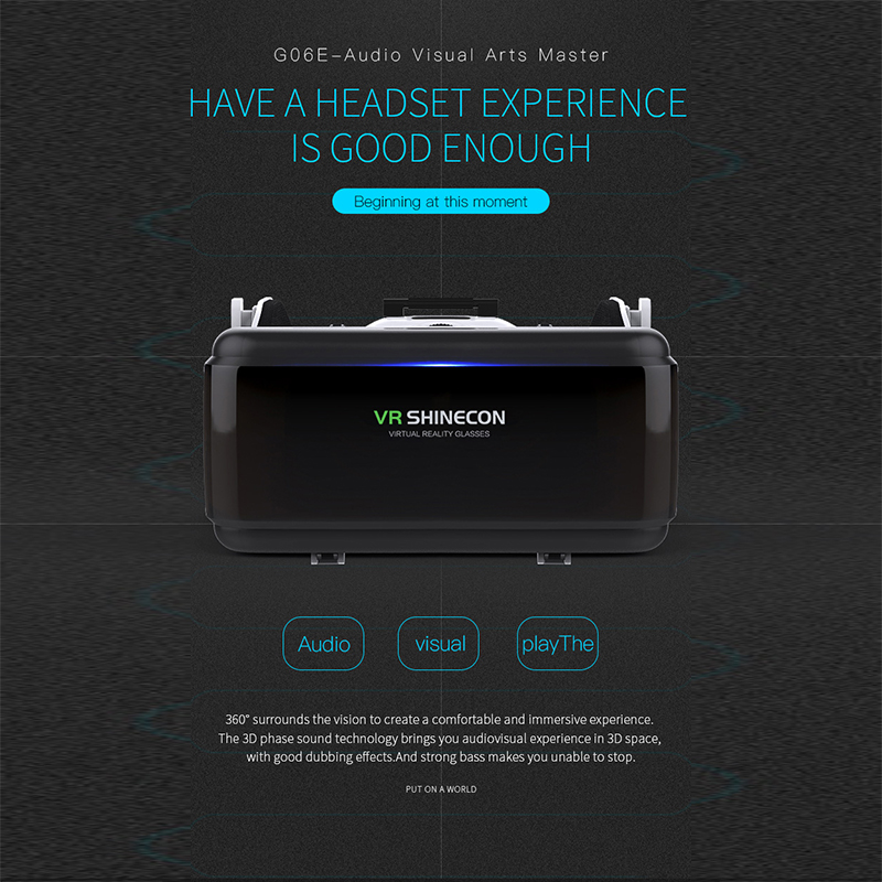 VR Shinecon Casque Helmet 3D G - Vr Headset Pc のレビューと価格