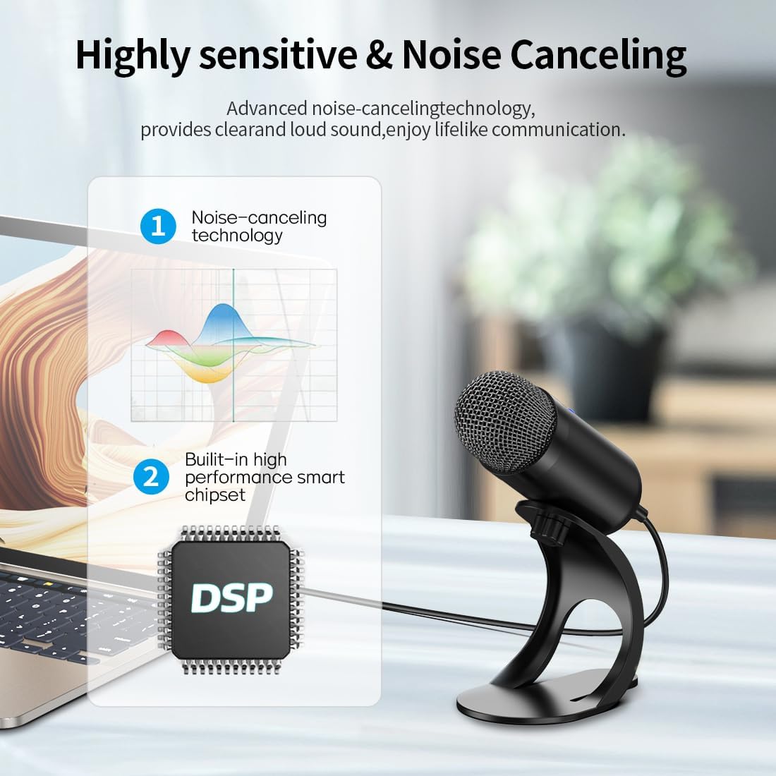 Professional USB Microphone Co - Gaming Microphone のレビューと価格