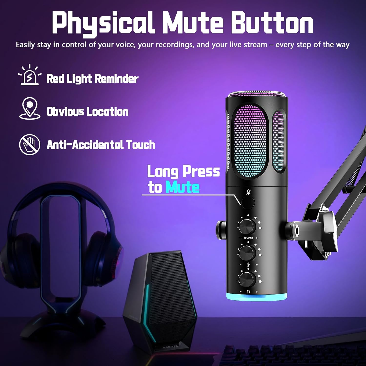 USB Gaming Microphone For PC P - Pc Gaming Usa のレビューと価格