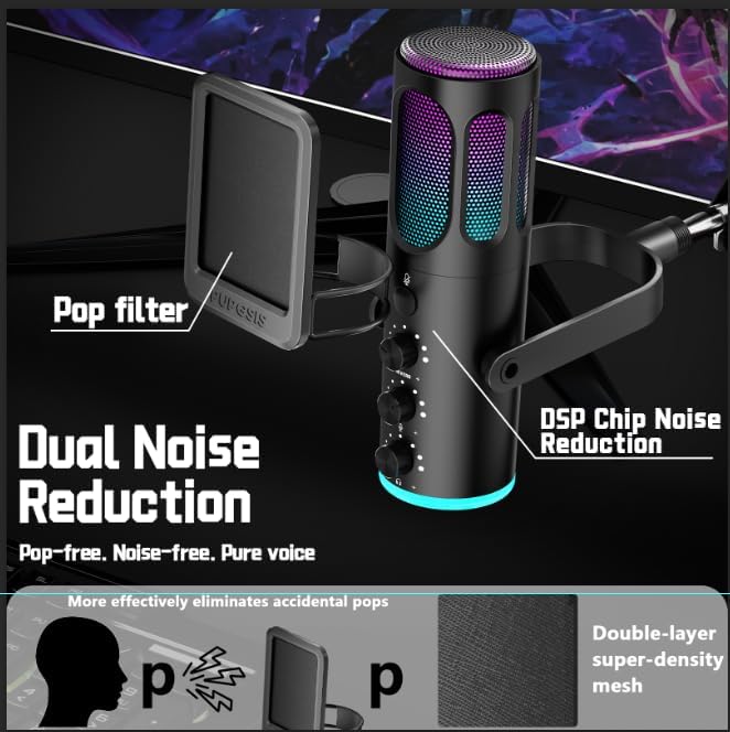 USB Gaming Microphone For PC P - Pc Gaming Usa のレビューと価格