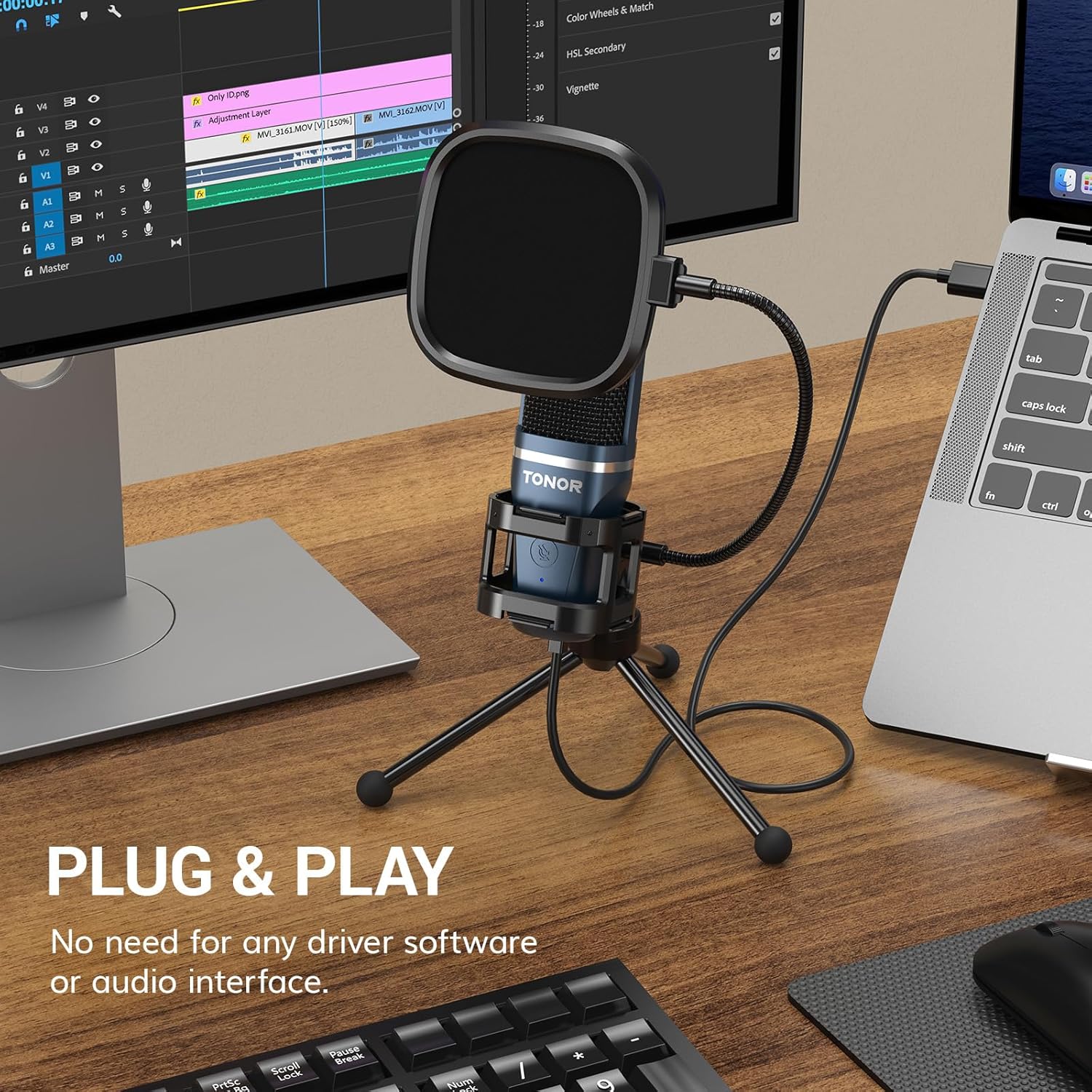 USB Podcast Microphone, Cardio - Gaming Microphone のレビューと価格
