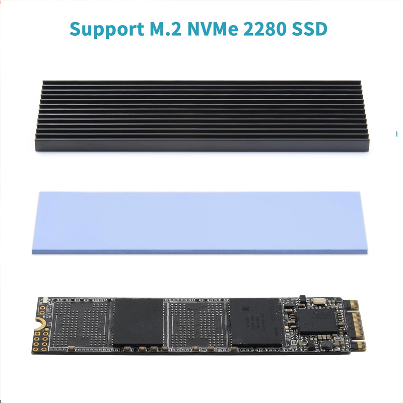 PCIe NVMe M.2 2280 SSD Aluminu - M.2 Ssd Heatsink のレビューと価格
